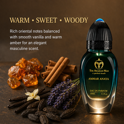 Ambar Anaya Eau de Parfume for Men | The Arabian Man 100ml