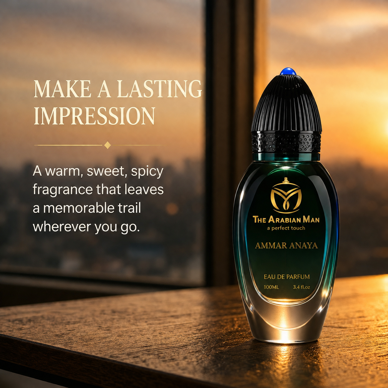 Ambar Anaya Eau de Parfume for Men | The Arabian Man 100ml
