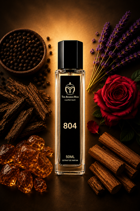 The Arabian Man 804 Oud & Amber Eau de Parfume for Men | 50ml Signature Scent