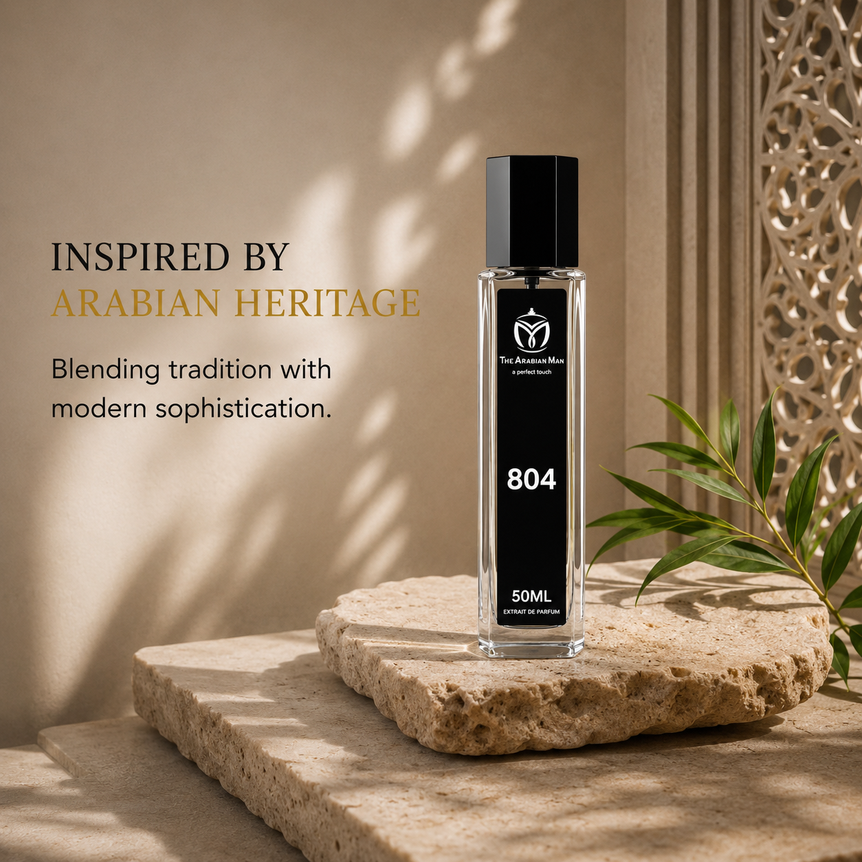 The Arabian Man 804 Oud & Amber Eau de Parfume for Men | 50ml Signature Scent
