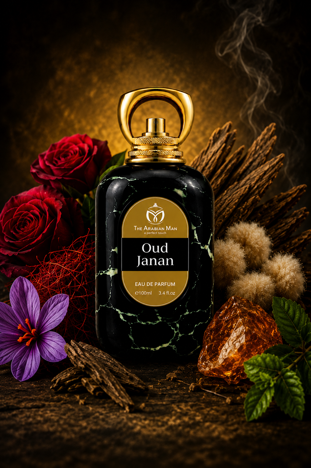 Oud Janan by The Arabian Man Luxury Eau de Parfume for Men | 100ml Arabic Oud Fragrance