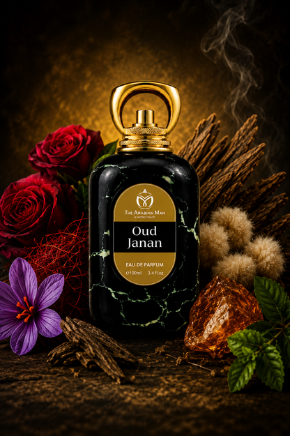 Oud Janan by The Arabian Man Luxury Eau de Parfume for Men | 100ml Arabic Oud Fragrance