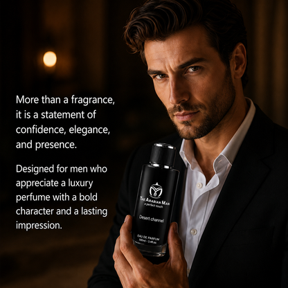 Desert Channel Woody Perfume for Men | The Arabian Man