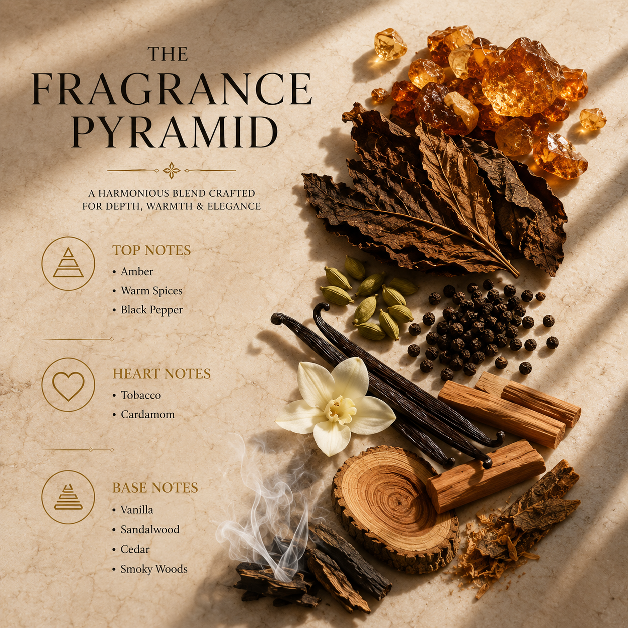 Happy Soul Amber & Tobacco Eau de Parfume | The Arabian Man