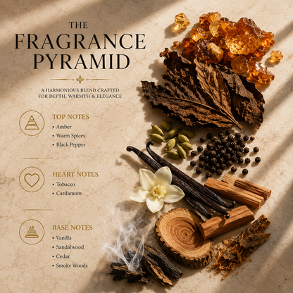 Happy Soul Amber & Tobacco Eau de Parfume | The Arabian Man