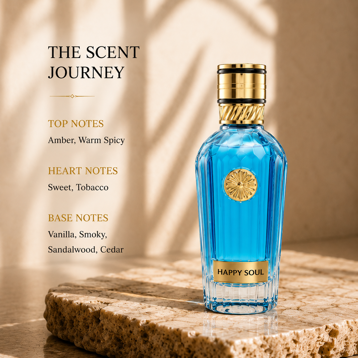 Happy Soul Amber & Tobacco Eau de Parfume | The Arabian Man