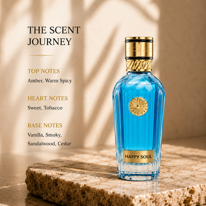 Happy Soul Amber & Tobacco Eau de Parfume | The Arabian Man