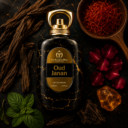 Oud Janan by The Arabian Man Luxury Eau de Parfume for Men | 100ml Arabic Oud Fragrance